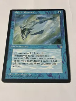 MTG 1995 Magic The Gathering Vintage Mystic Remora LP - Image 3