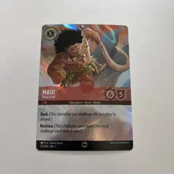 Maui Hero To All The First Chapter Enchanted Lorcana 212/204 NM/LP - Image 1