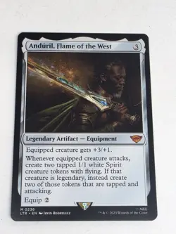 Anduril, Flame of the West / Magic MTG / Lord of the Rings - Mythic - NM - Image 1