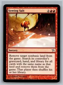 Magic MTG Betrayers of Kamigawa Sowing Salt #118/165 TCG CCG - Image 1