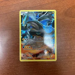 Pokemon TCG Black Kyurem XY80 Full Art Black Star Holo - Image 1