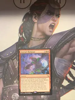 Anzrag's Rampage 0111 Non Foil Rare Murders at Karlov Manor MTG NM - Image 1