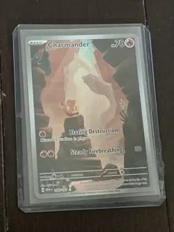 Pokemon Charmander TCG Scarlet Violet-151 Holo Illustration Rare - Image 1