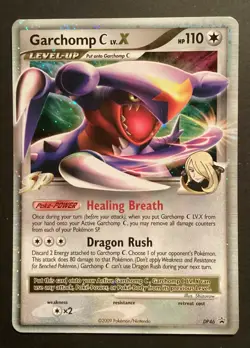 Garchomp C LV.X DP46 Holo Black Star Promo Diamond and Pearl Pokemon TCG 2009 - Image 2