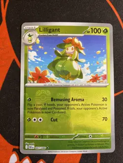 Lilligant (Master Ball Pattern) 007/086 Uncommon Black Bolt Pokemon Holo NM - Image 1