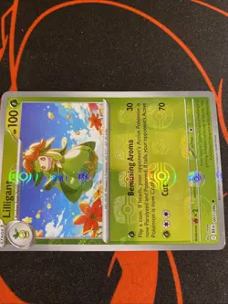 Lilligant (Master Ball Pattern) 007/086 Uncommon Black Bolt Pokemon Holo NM - Image 2