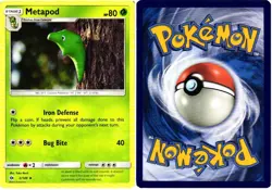 Metapod 2/149 UC SM Base Set MP - Image 3