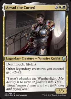 Arvad the Cursed - Light Play MTG Dominaria - Image 1