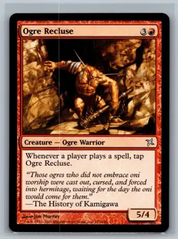 Magic MTG Betrayers of Kamigawa Ogre Recluse #113/165 TCG CCG - Image 1