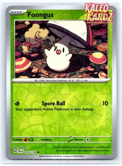 Foongus 010 Common Journey Together Pokemon Reverse Holo NM/M - Image 1
