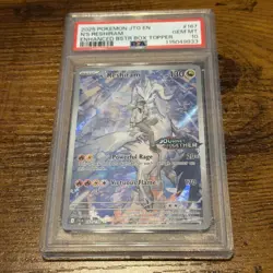 N's Reshiram Journey Together Stamped 167/159 PSA 10 Gem Mint Box Topper Promo - Image 1