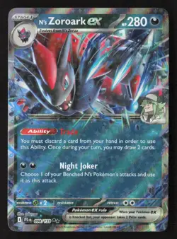N's Zoroark ex - 098/159 - 098/159 - SV09: Journey Together - Pokemon TCG - Image 1