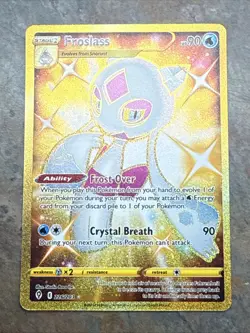 Froslass (Secret) 226/203 Pokemon TCG SWSH07: Evolving Skies Holo NEAR MINT NM - Image 1