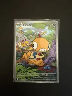 The Pokemon Company Scraggy Illustration Rare Holo Sv: White Flare 138/086 EN - Image 3