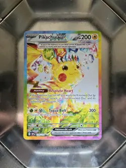 Pokemon Pikachu ex 238/191 Sv08: Surging Sparks Holo Special Illustration Rare - Image 1
