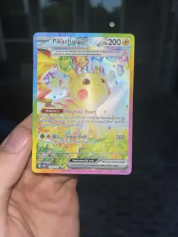 Pokemon Pikachu ex 238/191 Sv08: Surging Sparks Holo Special Illustration Rare - Image 5