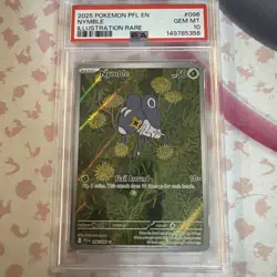 Pokemon Nymble Phantasmal Flames 096/094 Illustration Rare PSA 10 Gem Mint - Image 1