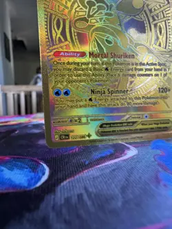 Pokemon Mega Greninja Ex Gold Mega Hyper Rare Chaos Rising 122/086 - Image 3