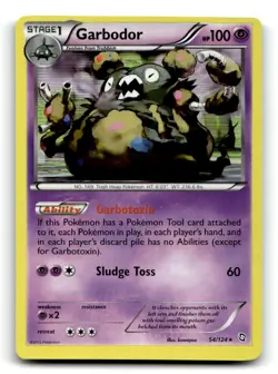 Garbodor 54/124 Holo Rare Dragons Exalted Pokemon NM - Image 1