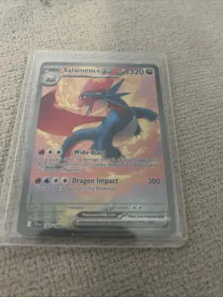 Pokemon TCG Salamence EX 187/159 Journey Together Special Illustration Rare SIR - Image 1