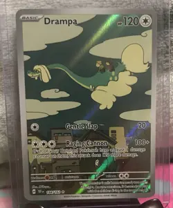 Pokemon Drampa Illustration Rare Full Art Holo SV05 Temporal Forces 184/162 - Image 1