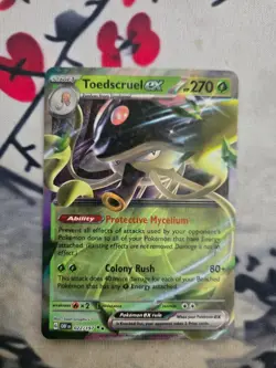 Toedscruel ex 022/197 Double Rare Obsidian Flames Pokemon Holo Near Mint - Image 1