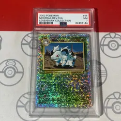 PSA 7 NM Nidorina Reverse Holo 55/110 Pokemon 2002 Legendary Collection 7144 - Image 1