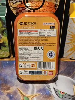 One Piece Tin Pack Set Vol. 2 Monkey D. Luffy TCG BRAND NEW FACTORY SEALED OP 13 - Image 3