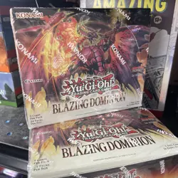 Yugioh Blazing Dominion Booster Box 1st Edition Factory Sealed - Image 2