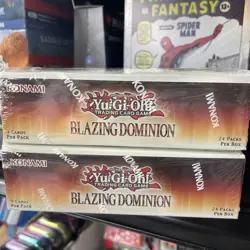 Yugioh Blazing Dominion Booster Box 1st Edition Factory Sealed - Image 4