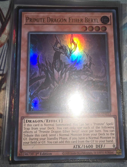Primite Dragon Ether Beryl Ultra Rare 1st Edition RA05-EN033 Yu-Gi-Oh Card - Image 1
