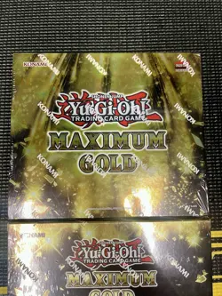 Yu-Gi-Oh! MAXIMUM GOLD Booster Box 1st Edition Sealed NEW 2020 x2 - Image 2