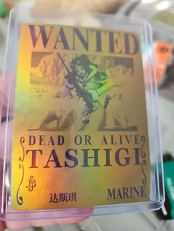 One Piece Tashigi Foil Holo Wanted Dead or Alive Trading Card - Image 3