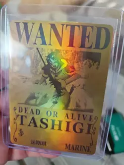 One Piece Tashigi Foil Holo Wanted Dead or Alive Trading Card - Image 4
