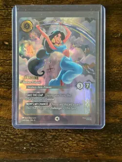 Disney Lorcana Fabled Enchanted - Jasmine Fearless Princess 240/204 - Pack Fresh - Image 1