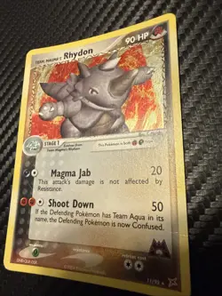 Team Magma's Rhydon 11/95 Team Magma vs Team Aqua Holo - Image 2