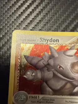Team Magma's Rhydon 11/95 Team Magma vs Team Aqua Holo - Image 4
