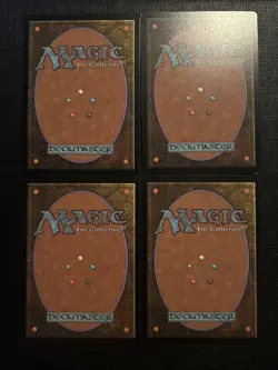 Set Of 4 Mountain FDN Foundations MTG 288/289 FOIL FULL ART BASIC LAND M/NM - Image 2