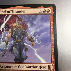 MTG Thor, God of Thunder MSH 0156 M NM Regular - Image 3