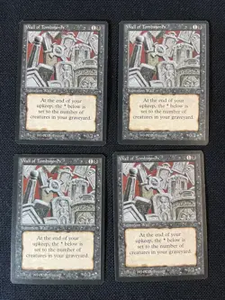 4X MTG Wall Of Tombstones NM+ Unplayed English Legends Magic the Gathering - Image 1