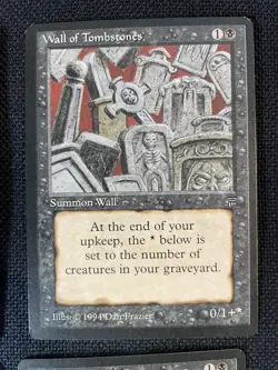 4X MTG Wall Of Tombstones NM+ Unplayed English Legends Magic the Gathering - Image 4