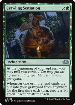 NM - Crawling Sensation [TDC - 252] Commander: Tarkir: Dragonstorm - Image 1