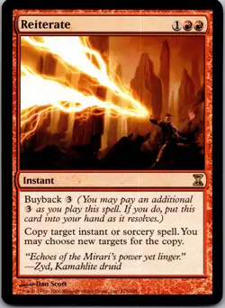 Reiterate Time Spiral #175 LP MTG - Image 1