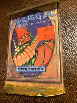 Magic: The Gathering FIFTH EDITION Booster Pack (1997) – Sealed Vintage WOTC – L 787551252101 - Image 1