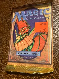 Magic: The Gathering FIFTH EDITION Booster Pack (1997) – Sealed Vintage WOTC – L 787551252101 - Image 4