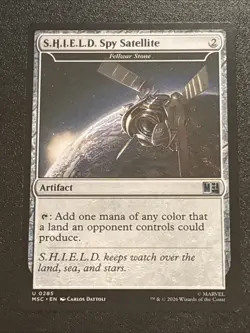 MTG Commander: Marvel Super Heroes S.H.I.E.L.D. Spy Satellite 0285 - Image 1
