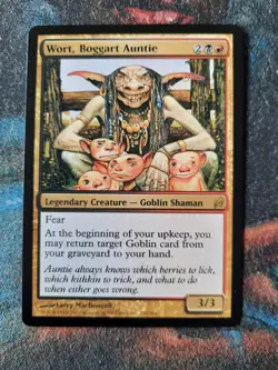 Magic the Gathering MTG - 1 x Wort, Boggart Auntie - Lorwyn - EX - Image 1