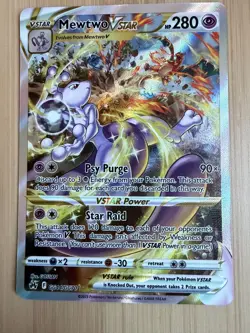 Mewtwo VSTAR GG44/GG70 SWSH: Crown Zenith: Galarian Gallery Holo - MINT - Image 1