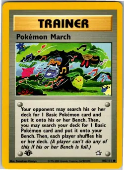 Pokemon March Common Neo Genesis 102/111 NM 1st Edition - Image 1