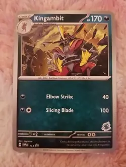 Pokemon Kingambit SVP113 Darkrai Deck Battle Academy 2024 Regular Promo Card - Image 1